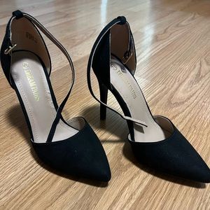 Dream Pairs Black Strappy Heels